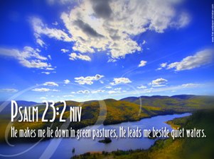 Psalm 23- A Prayer for fear